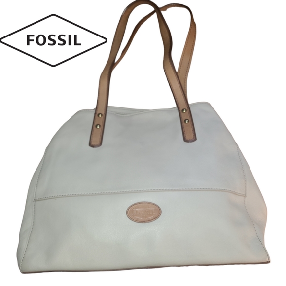 Fossil Leather Shopper/Satchel Bag - Picture 1 of 15